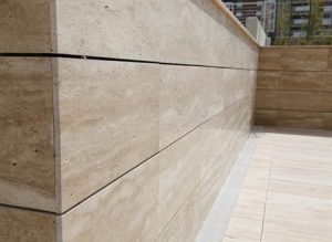 خرید و قیمت سنگ ساختمانی قهوه ای تراورتن + فروش صادراتی